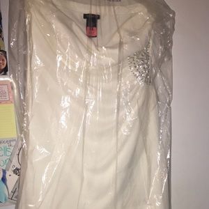 Size 13 formal dress. Brand is “Teeze Me”.